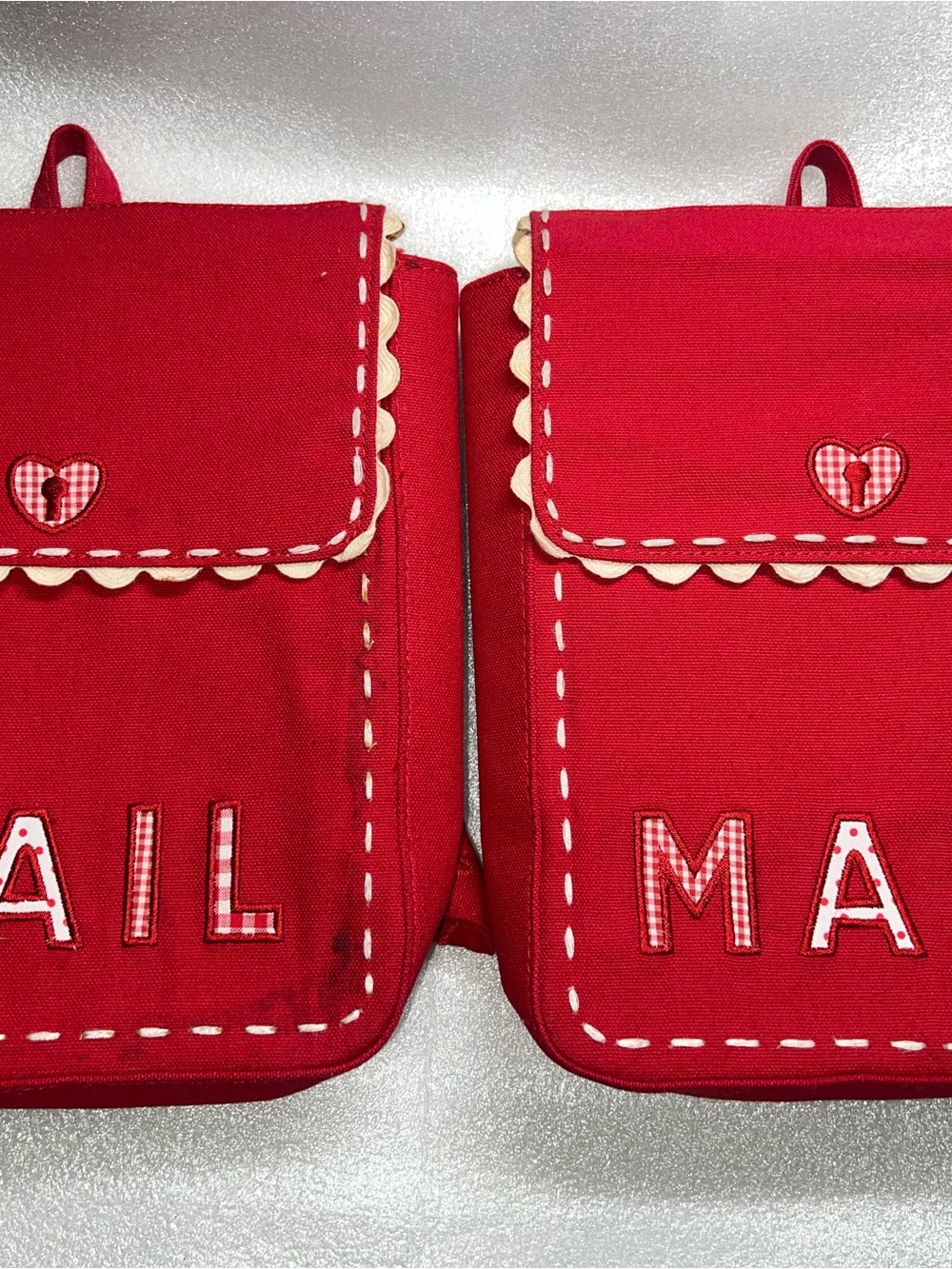 Pottery Barn for kids. Valentine’s Day backpacks.